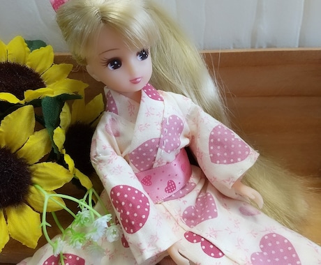 リカちゃん人形の浴衣をオーダーメイドで作ります リカちゃん人形の浴衣をオーダーメイドで作ります イメージ1