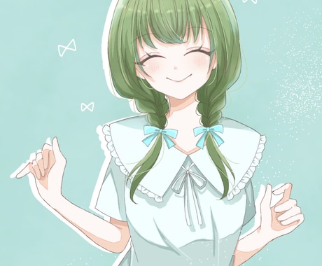 ふんわり可愛い絵柄のイラストを制作いたします イメージ1