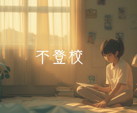 不登校だった私が悩みに寄り添います どんな些細な悩みでも大丈夫、ちょっと荷物を軽くしてみませんか イメージ1