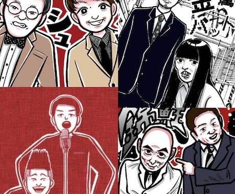 シンプル似顔絵アイコン描きます カラー・モノクロどちらでも!味のあるタッチで描きます イメージ2
