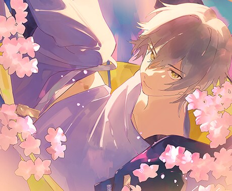 小説表紙、MVなどイラスト全般制作します 書籍や趣味の鑑賞などにお使いいただける一枚絵を作成します。 イメージ2