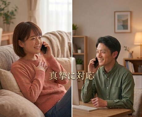 頭にこびり付いた悩み、一緒にはがします 最近笑えてますか？楽しい会話で明日がちょっぴり前向きに！ イメージ1