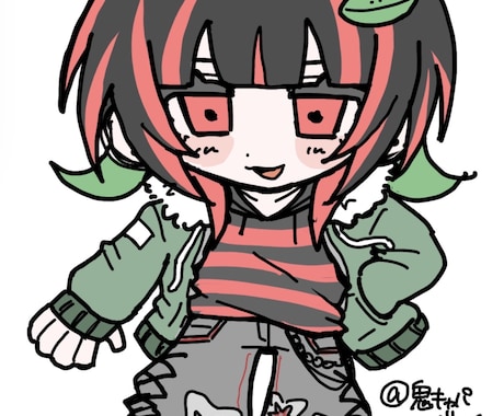 デフォルメイラスト描きます アイコンやスタンプにピッタリなカワイイイラスト描きます！ イメージ1