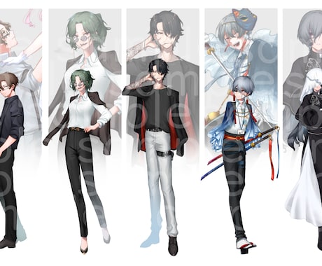 イラスト作成します 商用利用可能　背景・ミニキャラ・等身キャラ描きます！ イメージ2