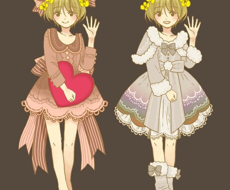 シンプルなLive2Dキャラデザから格安で作ります 新人クリエイターなのはなのシンプルLive2D！ イメージ2