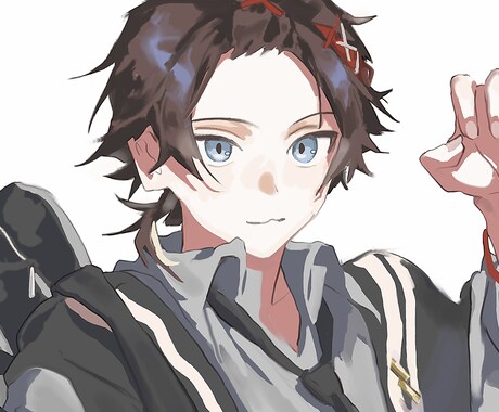 厚塗りで透明感のあるイラストを描きます アイコン・ヘッダー・立ち絵などに イメージ2
