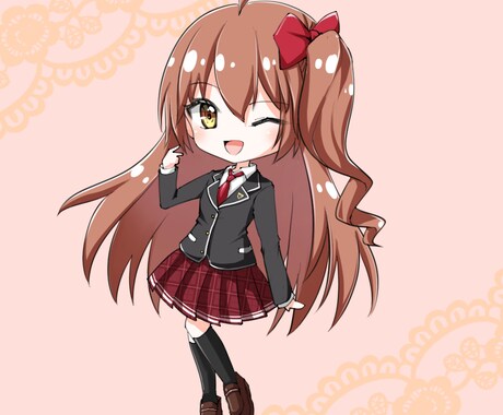 SD、デフォルメキャライラストを作成します 配信活動、アイコン、サムネ等いろいろ使えます！ イメージ2