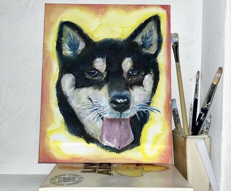 あなたのペットの似顔絵を作成します インテリアにもプレゼントにもおすすめ。 イメージ1