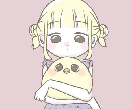 お好みのデフォルメイラストを作成し致します ぽてぽて×もちもち×淡色のイラストを心を込めて作成します！ イメージ2