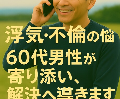 浮気・不倫の悩みを丁寧に伺います 秘密厳守で心を整理し解決をサポート イメージ1