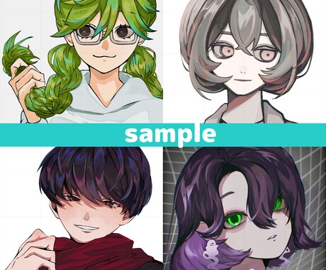 SNSアイコンお描きします あなただけのアイコンを丁寧な厚塗りイラストで作成します！ イメージ2