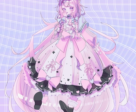 TRPGやUTAUに使える女の子の立ち絵を描きます 可愛くて繊細でキラキラした女の子のイラストが欲しい方必見！ イメージ2
