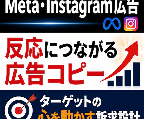Meta・Instagram広告コピーを作成します 訴求設計から広告コピーまで対応します イメージ1