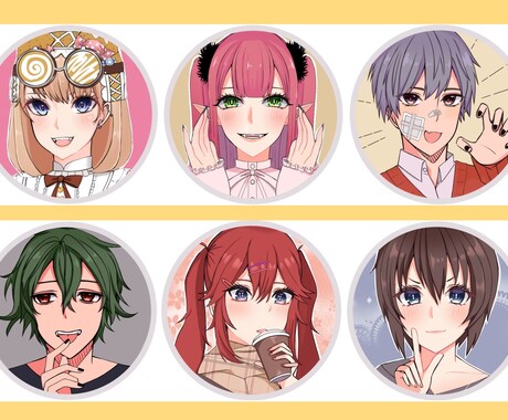 SNS用に可愛いアイコンをお描きします 最短1日でお描きします！ミニキャラは2000円！ イメージ2