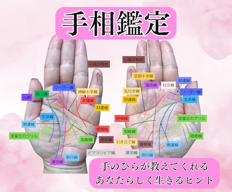 手相×命術であなたの運命を読み解きます 自分の魅力と可能性を見つけて前に進みませんか？ イメージ1
