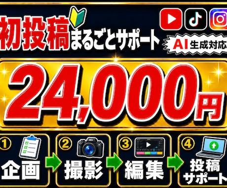 初動画投稿を「企画・編集・投稿」までサポートします 元テレビ制作ディレクターが動画投稿初心者をバックアップ！！ イメージ1