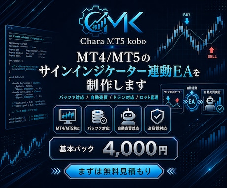 MT4/MT5サイン連動EA制作します イメージ1