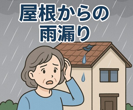 雨漏りの悩み専門目線でわかりやすくお答えします 小さな雨漏りの不安でも大丈夫、状況に合わせ丁寧にお答えします イメージ2