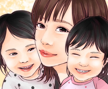 結婚式・イベント用に10名以上の似顔絵を作成します スピリチュアルイラストレーターからの幸福プレゼントつき イメージ2