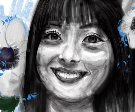 厚塗りで似顔絵を描きます 重厚感のある似顔絵を求めている方へ イメージ2