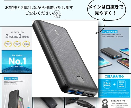 最短当日！Amazon商品画像作成致します 画像制作最短当日納品可能です！ イメージ2