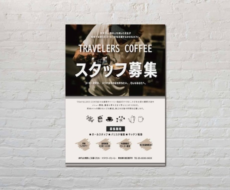 飲食店向け求人チラシを制作します お店の魅力が伝わる求人デザインをご提案 イメージ2