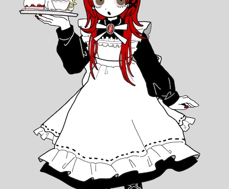 商用利用可◎クールなデフォルメキャラクター描きます 配信やSNSにちょこんと添えて大活躍！ イメージ2