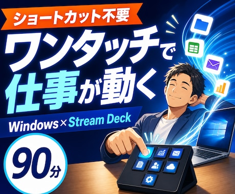 WindowsでStream Deckを自動化ます 作業ボタン・ショートカット・AIアクションを一緒に作ります イメージ1
