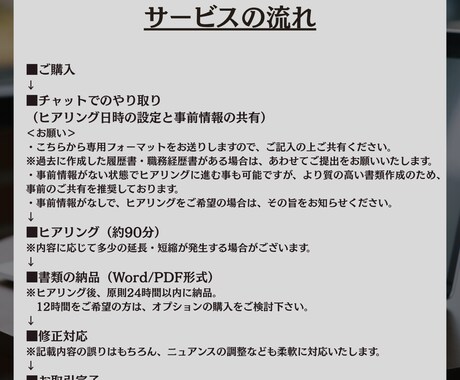お値段重視の方必見！履歴書・職務経歴書作成します 何もアピールできる事がない…と自信を失っている方をサポート イメージ2