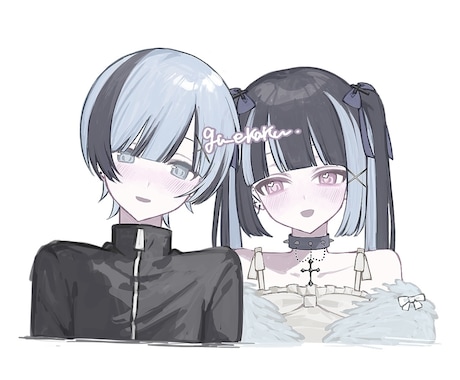 自分の表現で固定キャラのアイコンお描きします おまかせと色素薄めが売りです！ イメージ1