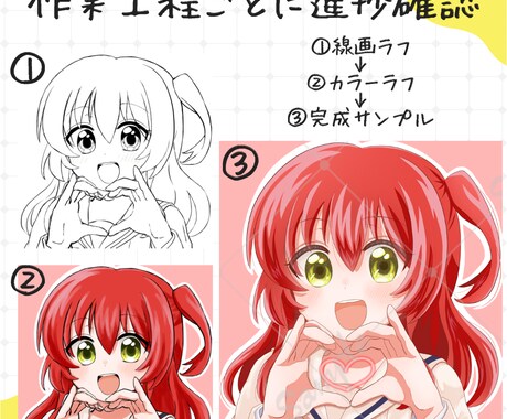 5名様限定価格！アニメ塗りのSNSアイコン描きます 表情豊かなかわいいイラスト！商用利用料込の価格です！ イメージ2