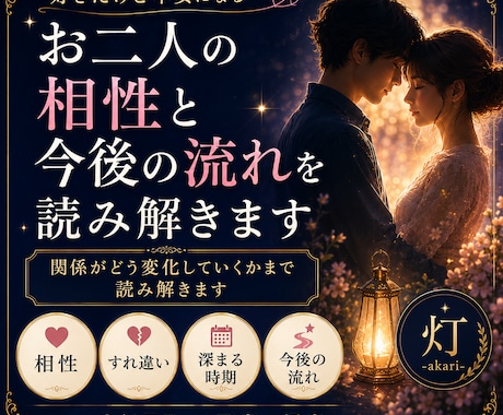 生年月日からお二人の相性と今後の流れを読み解きます 好きだけど不安になる… この関係、このままで大丈夫？ イメージ1