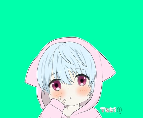 SNS用アイコン描きます あなただけの可愛いミニキャラ作ります！ イメージ2