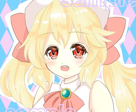 可愛らしい女の子描きます SNSのアイコン、グッズ用キャラ、動画イラストなど イメージ2