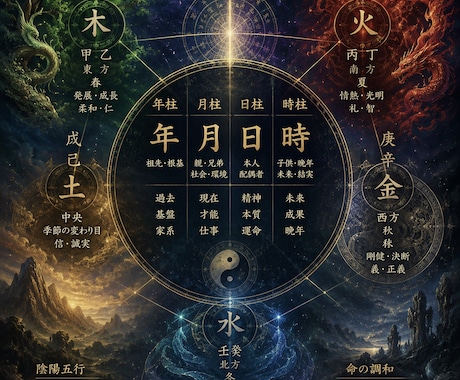 四柱推命で宿命を解読。あなたの悩みに寄り添います 複雑な人間関係を紐解き、あなたらしい笑顔と絆を取り戻します。 イメージ1