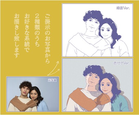韓国風×エモいイラストをお届けします 90年代風な今トレンドな画風で仕上げてみませんか！ イメージ2