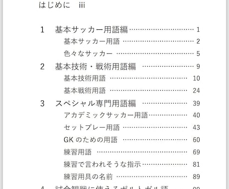 ポルトガル語のサッカー用語データお渡しします 辞書にも載ってない用語含め240ページ! イメージ2