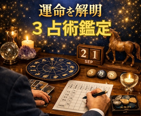 野々村竜太郎西洋占星術数秘術四柱推命詳細鑑定します 3占術を融合し、あなたの運命と未来を徹底的に解き明かします！ イメージ1