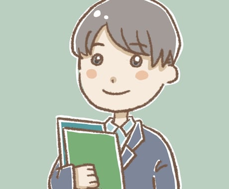 好印象！かわいい上半身イラスト描きます ビジネス、snsに使えるかわいい上半身イラスト描きます！ イメージ2