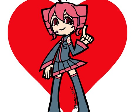 あなたのキャラをカートゥーン風デフォルメにします 個性の光るクールでかわいいイラスト イメージ1