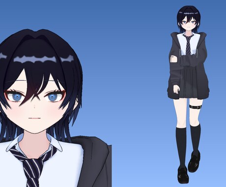商用利用可！イラストの雰囲気を重視し3D化します フルスクラッチ！Vtuber様向け3Dモデル！！ イメージ2