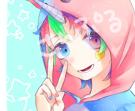 メンヘラ、やみかわ、ゆめかわ女の子アイコン描きます そんなイラストが好きな方は是非。 イメージ1