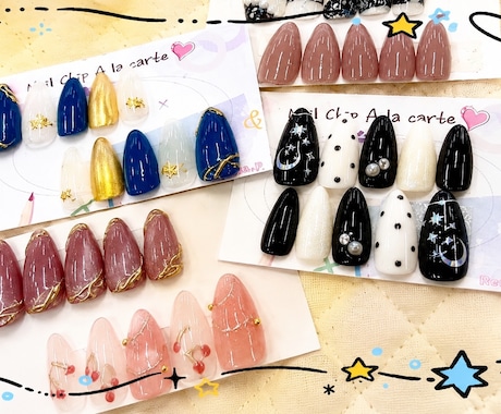 オーダーメイドでネイルチップを作成いたします 一つ一つ丁寧に製作いたします。 イメージ2