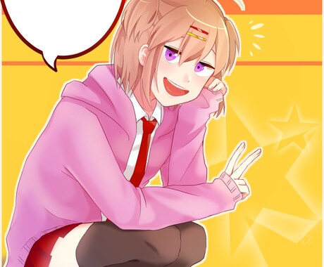 SNSアイコンのイラストお描きします 可愛い女子やかっこいい男子描きます イメージ2