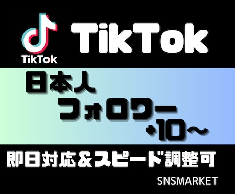 TikTokアクティブ日本人フォロワー増やします 安心アクティブ日本人フォロワー手動で！！+10増やします。 イメージ1