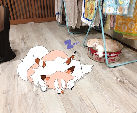 お好きな写真にご希望のポケモンを描きます ポケモンを身近に感じられるようなイラスト#ポケモンのいる生活 イメージ1