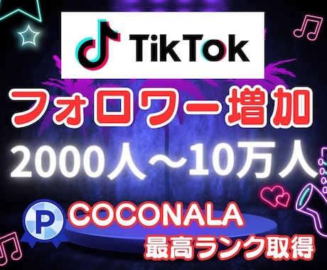 TikTokの外国人フォロワー増加します TikTok宣伝・拡散！フォロワー2000人増加確実！ イメージ1