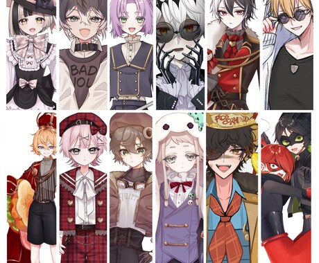 立ち絵制作します TRPGやライブ配信などで可愛いキャラを動かしたい方へ イメージ2