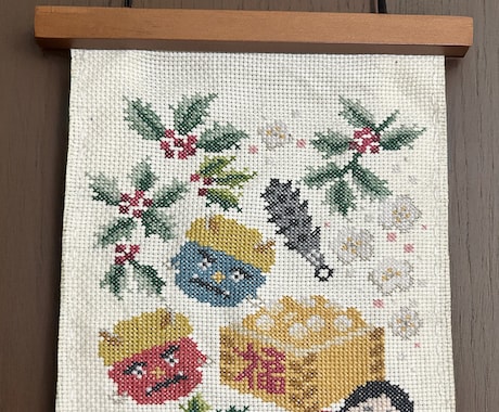 クロスステッチキットをあなたの代わりに仕上げます クロスステッチ刺繍代行お任せください！ イメージ2