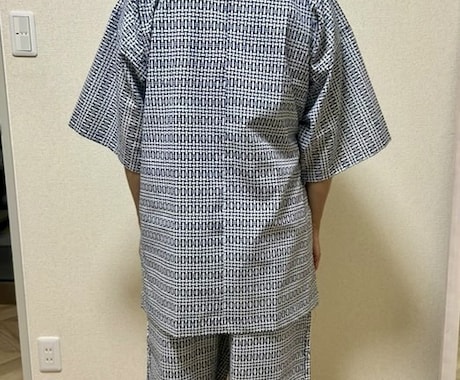 浴衣反物から甚平お仕立ていたします メンズ浴衣の反物やお好みの洋服地でオリジナル甚平を イメージ2